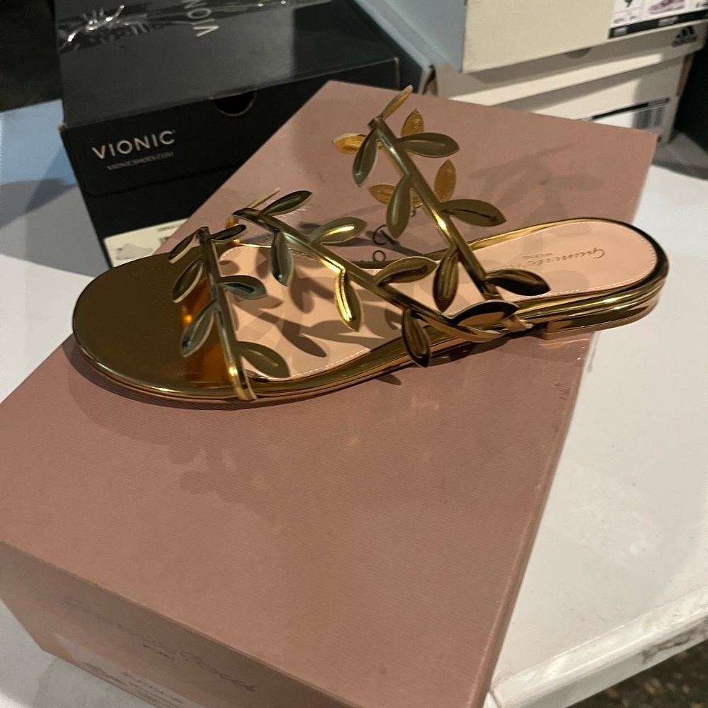 Giuseppe Zanotti Gold Leaf Sandals